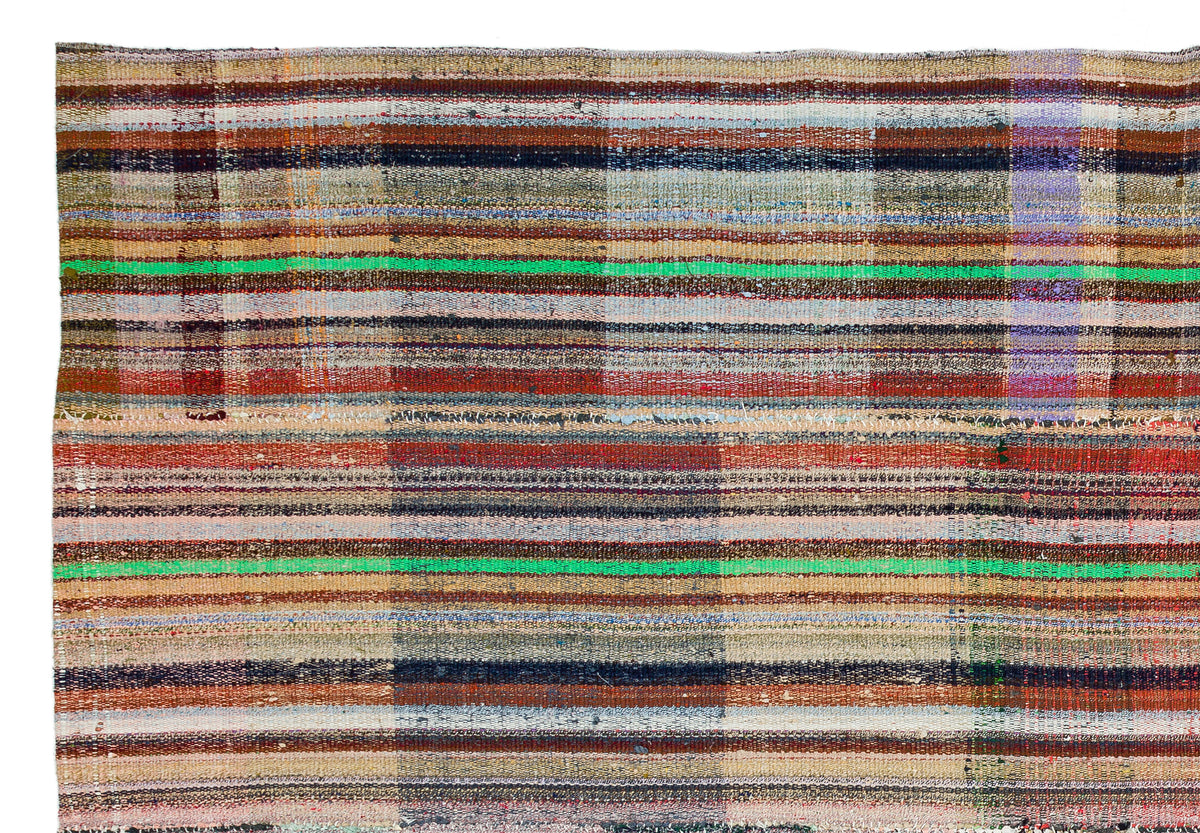 Chaput Over Dyed Kilim Rug 6&#39;5&#39;&#39; x 9&#39;3&#39;&#39; ft 196 x 282 cm