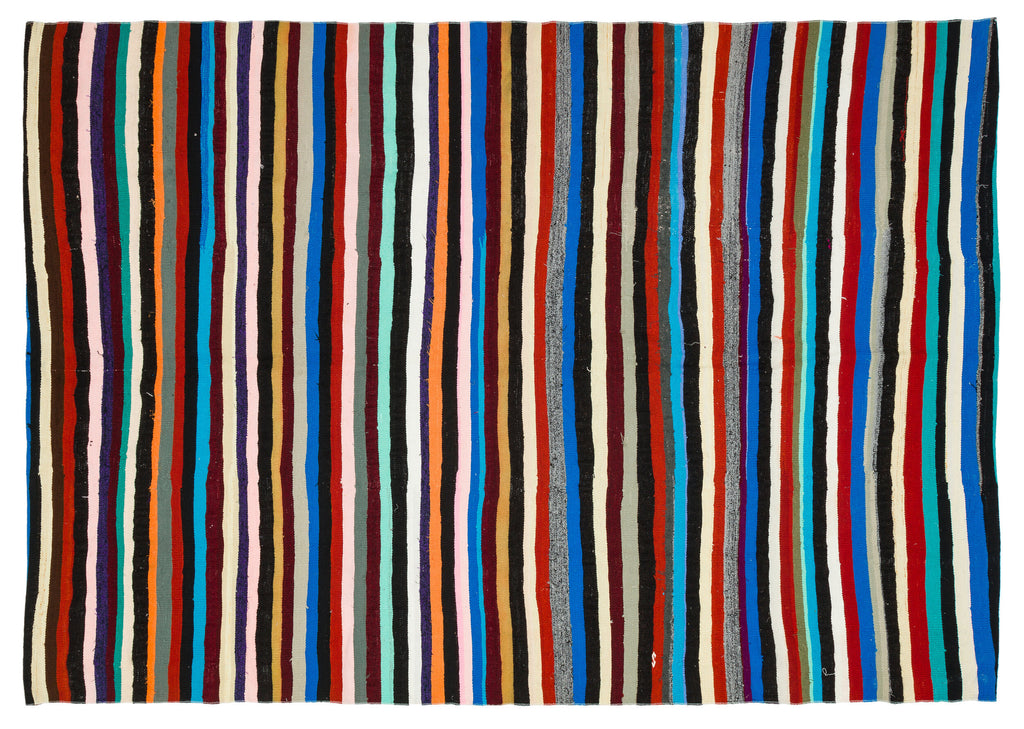 Chaput Over Dyed Kilim Rug 6'5'' x 9'3'' ft 196 x 281 cm