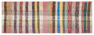 Chaput Over Dyed Kilim Rug 2'8'' x 7'8'' ft 82 x 233 cm