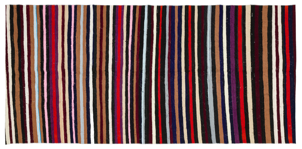 Chaput Over Dyed Kilim Rug 4'12'' x 10'2'' ft 152 x 310 cm