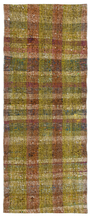 Chaput Over Dyed Kilim Rug 2'7'' x 6'3'' ft 78 x 190 cm