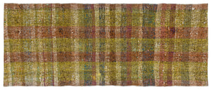 Chaput Over Dyed Kilim Rug 2'7'' x 6'3'' ft 78 x 190 cm