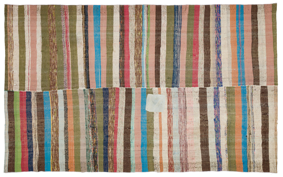 Chaput Over Dyed Kilim Rug 6&#39;6&#39;&#39; x 10&#39;6&#39;&#39; ft 198 x 320 cm