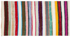 Chaput Over Dyed Kilim Rug 4'9'' x 9'3'' ft 144 x 282 cm
