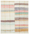 Chaput Over Dyed Kilim Rug 5'8'' x 6'7'' ft 173 x 201 cm