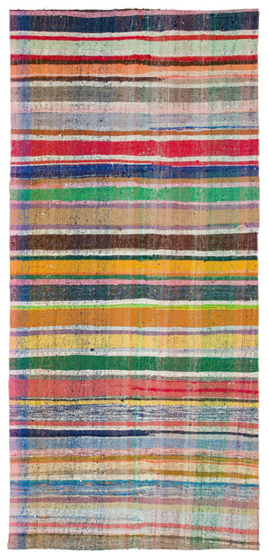 Chaput Over Dyed Kilim Rug 4'11'' x 10'4'' ft 149 x 315 cm