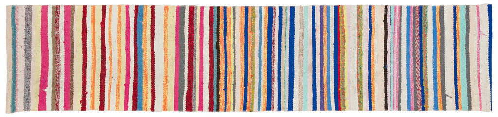 Chaput Over Dyed Kilim Rug 2'1'' x 9'5'' ft 63 x 286 cm