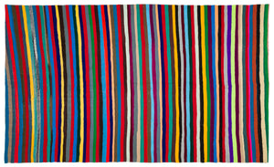 Chaput Over Dyed Kilim Rug 6'9'' x 11'5'' ft 206 x 348 cm