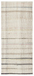 Chaput Over Dyed Kilim Rug 3'2'' x 7'2'' ft 97 x 219 cm