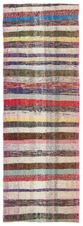 Chaput Over Dyed Kilim Rug 2'9'' x 7'7'' ft 83 x 232 cm
