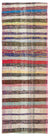 Chaput Over Dyed Kilim Rug 2'9'' x 7'7'' ft 83 x 232 cm