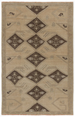 Beige Over Dyed Heritage Rug 5'1'' x 7'10'' ft 155 x 240 cm