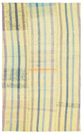 Chaput Over Dyed Kilim Rug 4'2'' x 6'9'' ft 127 x 205 cm