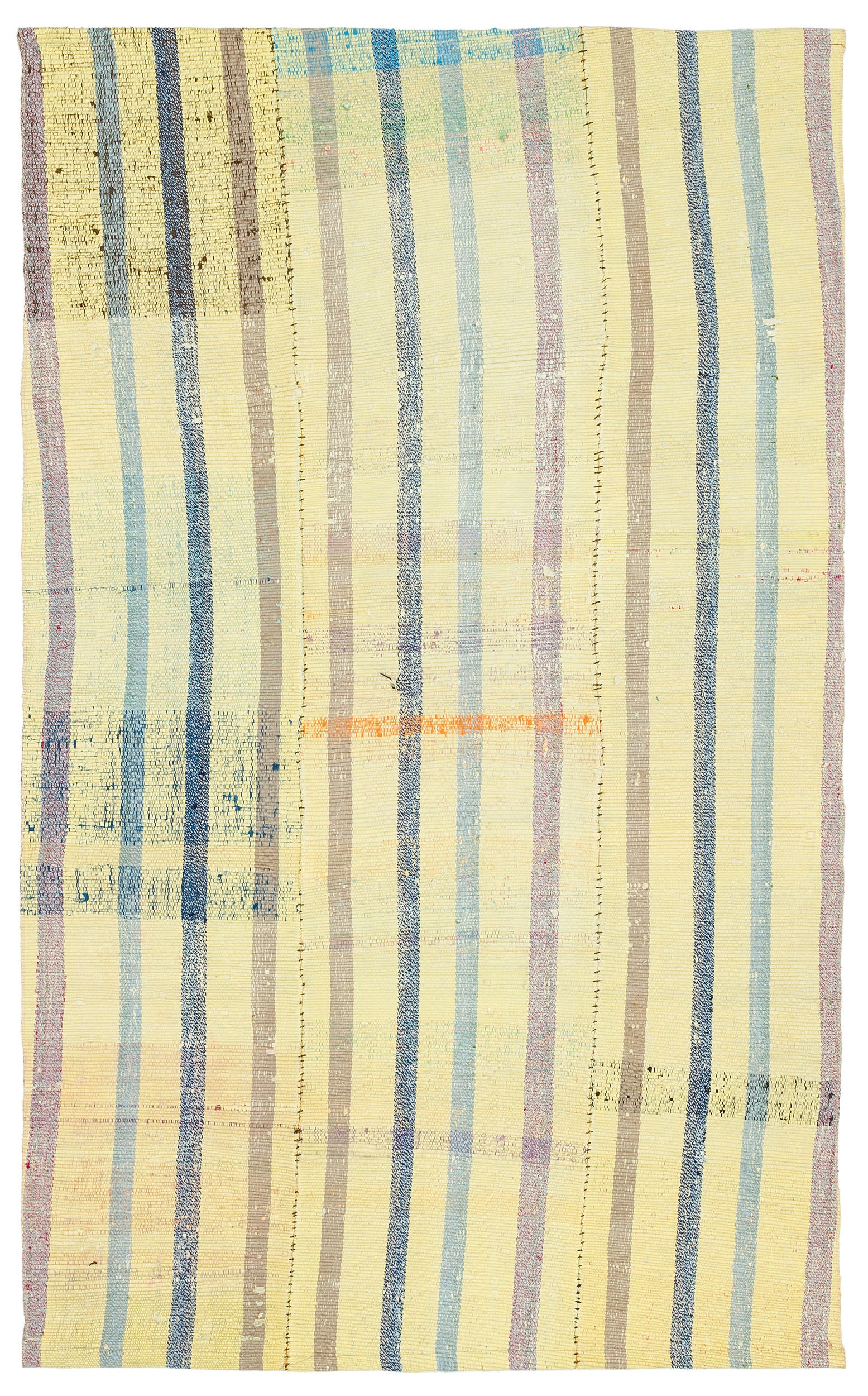 Chaput Over Dyed Kilim Rug 4'2'' x 6'9'' ft 127 x 205 cm