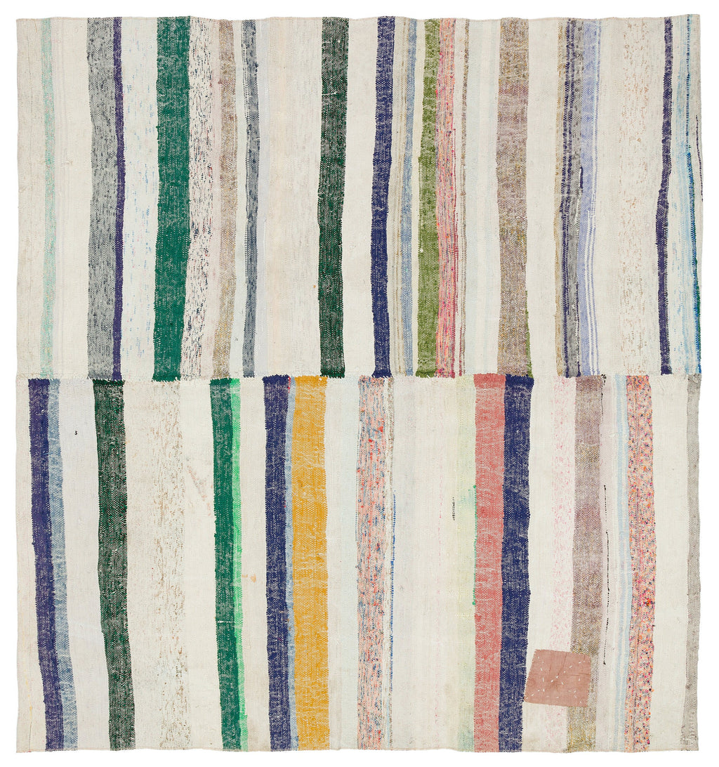 Chaput Over Dyed Kilim Rug 6'4'' x 5'10'' ft 192 x 178 cm