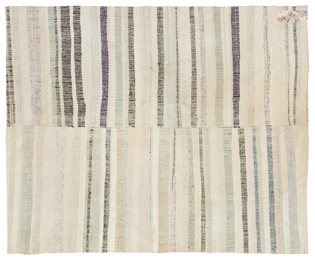 Chaput Over Dyed Kilim Rug 6'3'' x 7'6'' ft 191 x 228 cm