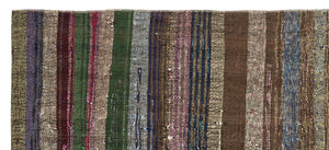 Chaput Over Dyed Kilim Rug 3'1'' x 6'9'' ft 93 x 205 cm