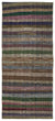 Chaput Over Dyed Kilim Rug 3'1'' x 6'9'' ft 93 x 205 cm