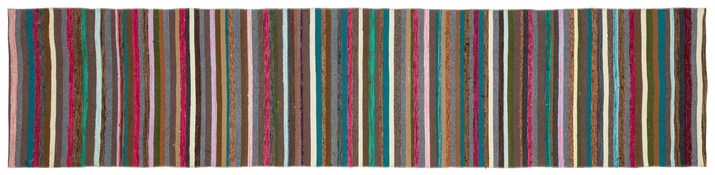 Chaput Over Dyed Kilim Rug 2'7'' x 11'2'' ft 78 x 341 cm
