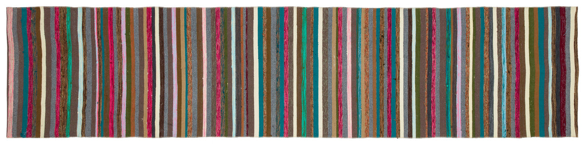 Chaput Over Dyed Kilim Rug 2&#39;7&#39;&#39; x 11&#39;2&#39;&#39; ft 78 x 341 cm