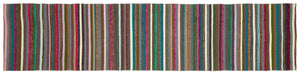 Chaput Over Dyed Kilim Rug 2'7'' x 11'2'' ft 78 x 341 cm