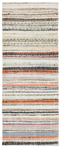 Chaput Over Dyed Kilim Rug 2'9'' x 7'1'' ft 85 x 215 cm