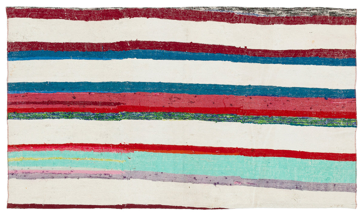 Chaput Over Dyed Kilim Rug 3&#39;3&#39;&#39; x 5&#39;7&#39;&#39; ft 98 x 169 cm