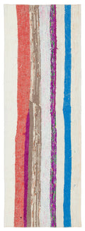 Chaput Over Dyed Kilim Rug 1'10'' x 5'7'' ft 57 x 169 cm