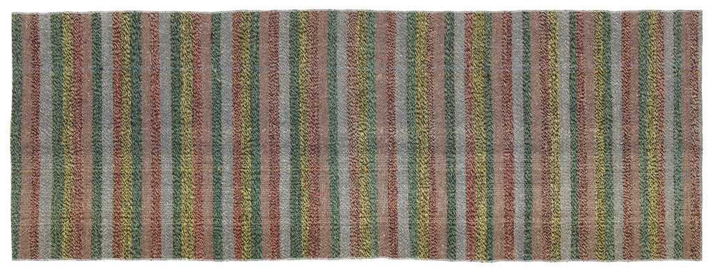 Chaput Over Dyed Kilim Rug 2'7'' x 6'11'' ft 78 x 211 cm