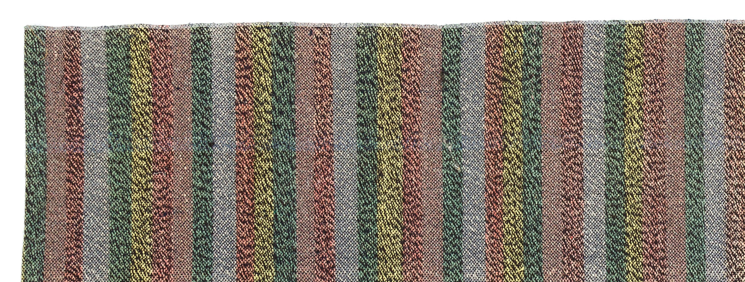 Chaput Over Dyed Kilim Rug 2'7'' x 6'11'' ft 78 x 211 cm