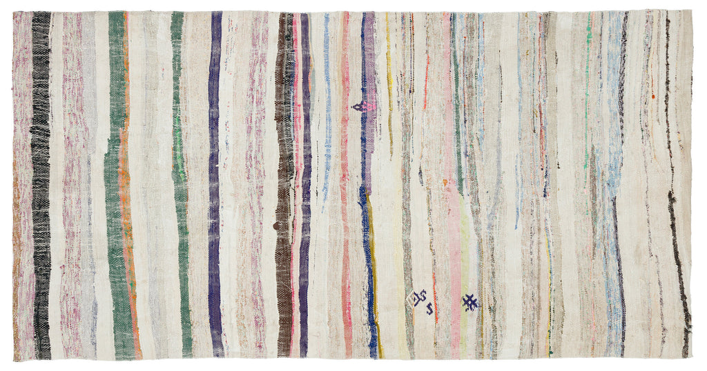 Chaput Over Dyed Kilim Rug 4'4'' x 8'8'' ft 131 x 265 cm