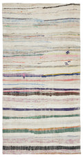 Chaput Over Dyed Kilim Rug 4'4'' x 8'8'' ft 131 x 265 cm