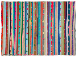 Chaput Over Dyed Kilim Rug 6'6'' x 8'10'' ft 198 x 268 cm
