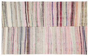 Chaput Over Dyed Kilim Rug 5'4'' x 8'8'' ft 163 x 263 cm