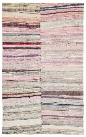 Chaput Over Dyed Kilim Rug 5'4'' x 8'8'' ft 163 x 263 cm