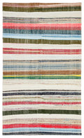Chaput Over Dyed Kilim Rug 5'7'' x 9'6'' ft 169 x 289 cm