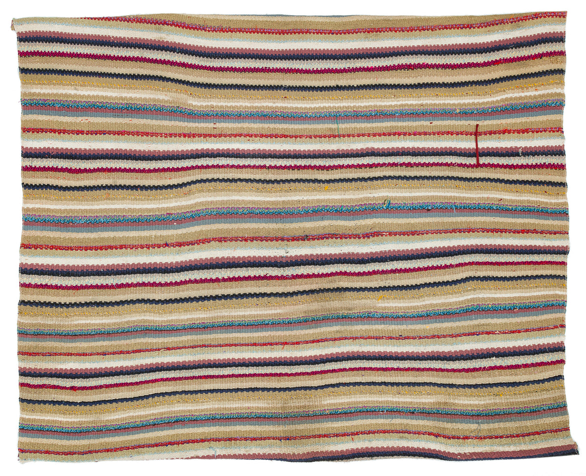 Chaput Over Dyed Kilim Rug 6&#39;3&#39;&#39; x 5&#39;1&#39;&#39; ft 190 x 154 cm