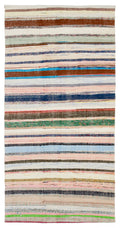 Chaput Over Dyed Kilim Rug 4'11'' x 9'7'' ft 149 x 291 cm