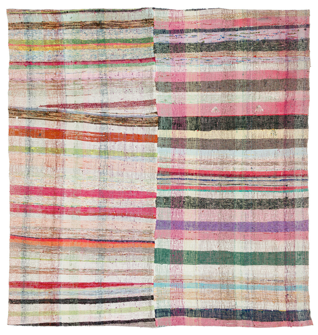 Chaput Over Dyed Kilim Rug 6'10'' x 7'2'' ft 208 x 219 cm