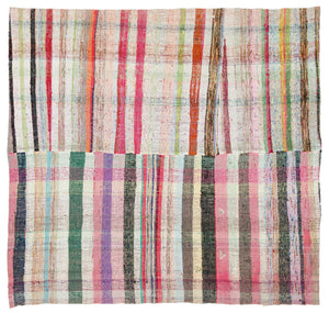 Chaput Over Dyed Kilim Rug 6'10'' x 7'2'' ft 208 x 219 cm