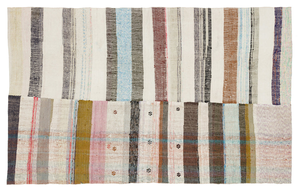 Chaput Over Dyed Kilim Rug 5'6'' x 8'10'' ft 167 x 268 cm