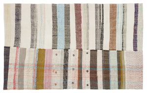 Chaput Over Dyed Kilim Rug 5'6'' x 8'10'' ft 167 x 268 cm