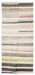 Chaput Over Dyed Kilim Rug 5'1'' x 10'11'' ft 154 x 333 cm