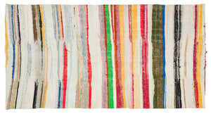 Chaput Over Dyed Kilim Rug 5'1'' x 9'8'' ft 155 x 295 cm