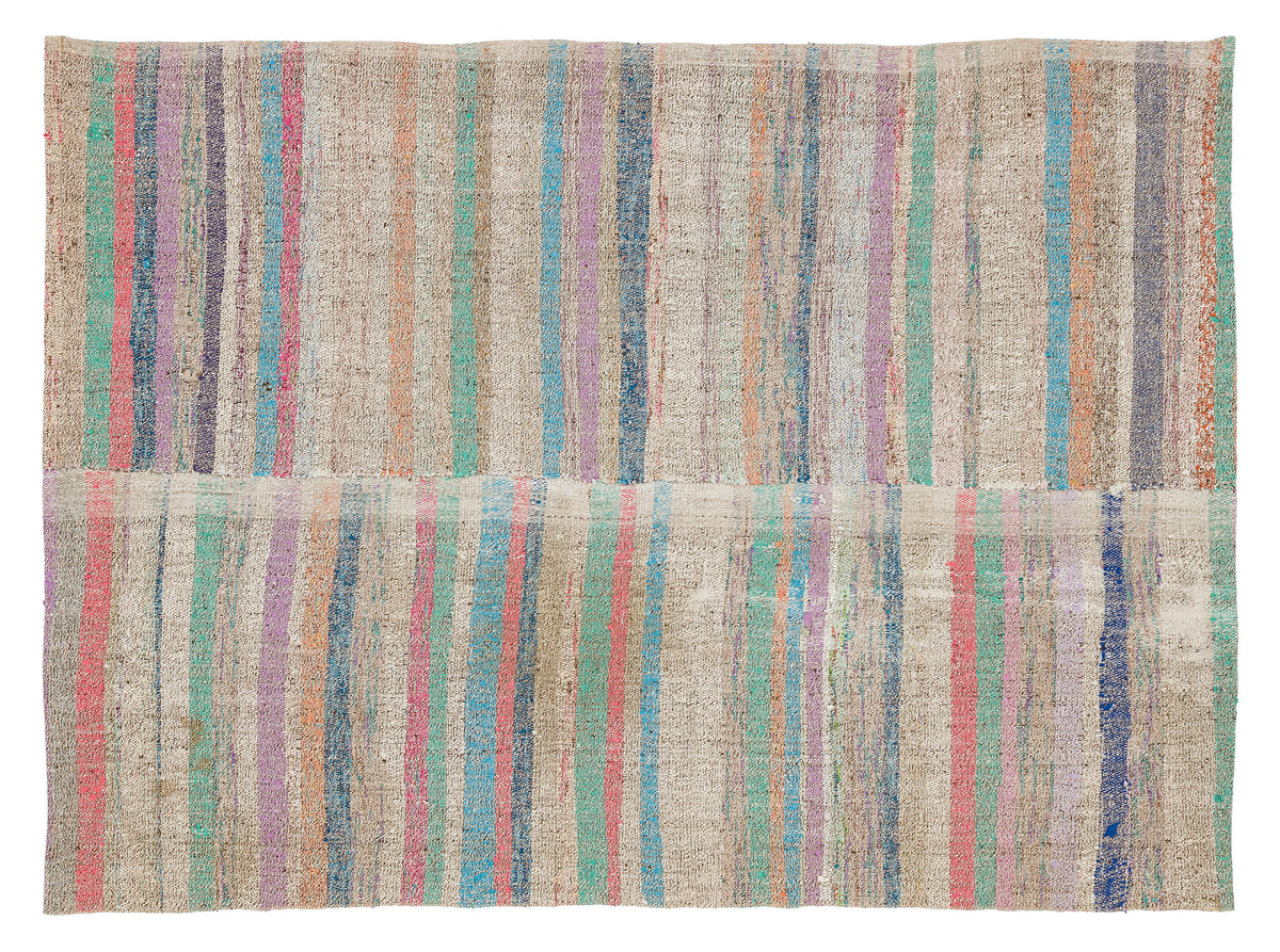 Chaput Over Dyed Kilim Rug 4&#39;8&#39;&#39; x 6&#39;5&#39;&#39; ft 141 x 196 cm