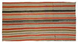 Chaput Over Dyed Kilim Rug 4'9'' x 8'10'' ft 144 x 270 cm