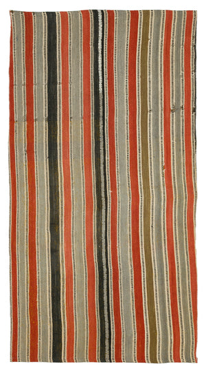 Chaput Over Dyed Kilim Rug 4'9'' x 8'10'' ft 144 x 270 cm