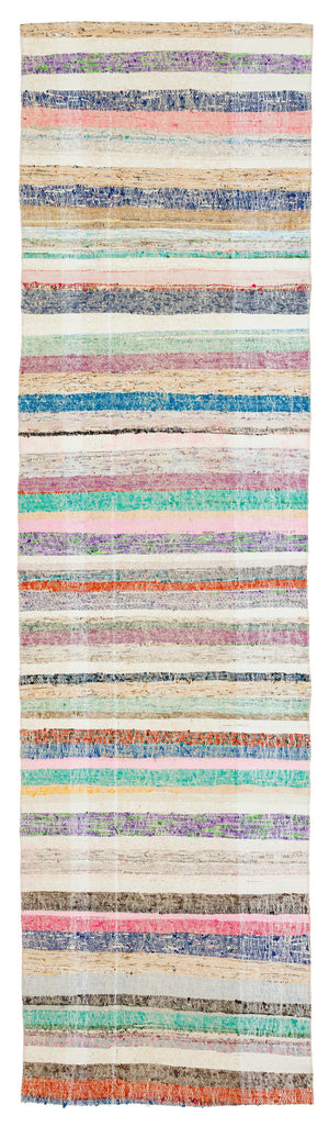 Chaput Over Dyed Kilim Rug 2'11'' x 10'10'' ft 90 x 329 cm