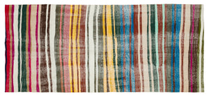 Chaput Over Dyed Kilim Rug 4'10'' x 10'10'' ft 148 x 330 cm