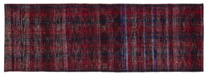 Chaput Over Dyed Kilim Rug 3'1'' x 8'11'' ft 94 x 271 cm